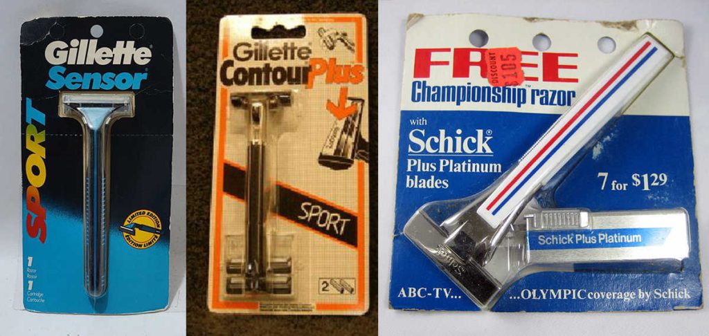 Rasoirs Gillette et Schick en édition spéciale "sport" !